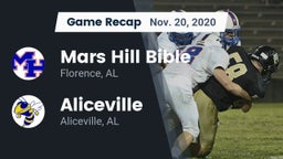 Recap: Mars Hill Bible  vs. Aliceville  2020