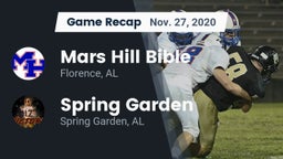 Recap: Mars Hill Bible  vs. Spring Garden  2020