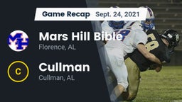 Recap: Mars Hill Bible  vs. Cullman  2021