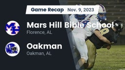 Recap: Mars Hill Bible School vs. Oakman  2023