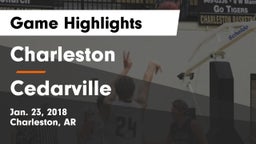 Charleston  vs Cedarville  Game Highlights - Jan. 23, 2018