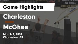 Charleston  vs McGhee Game Highlights - March 2, 2018