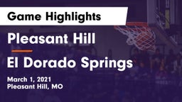 Pleasant Hill  vs El Dorado Springs  Game Highlights - March 1, 2021