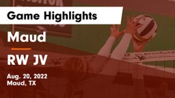 Maud  vs RW JV Game Highlights - Aug. 20, 2022