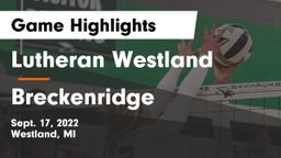 Lutheran  Westland vs Breckenridge Game Highlights - Sept. 17, 2022