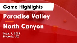 Paradise Valley  vs North Canyon Game Highlights - Sept. 7, 2022