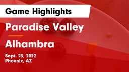 Paradise Valley  vs Alhambra  Game Highlights - Sept. 23, 2022