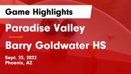 Paradise Valley  vs Barry Goldwater HS Game Highlights - Sept. 23, 2022