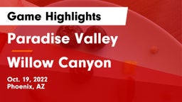 Paradise Valley  vs Willow Canyon Game Highlights - Oct. 19, 2022