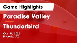 Paradise Valley  vs Thunderbird  Game Highlights - Oct. 14, 2023