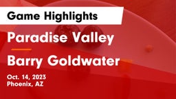 Paradise Valley  vs Barry Goldwater Game Highlights - Oct. 14, 2023