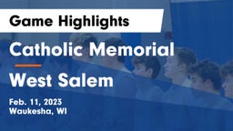 Catholic Memorial vs West Salem  Game Highlights - Feb. 11, 2023