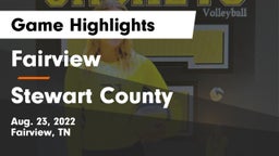 Fairview  vs Stewart County  Game Highlights - Aug. 23, 2022