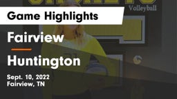 Fairview  vs Huntington Game Highlights - Sept. 10, 2022