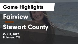 Fairview  vs Stewart County  Game Highlights - Oct. 3, 2022