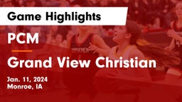 PCM  vs Grand View Christian Game Highlights - Jan. 11, 2024