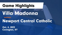 Villa Madonna  vs Newport Central Catholic  Game Highlights - Oct. 4, 2022