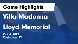 Villa Madonna  vs Lloyd Memorial  Game Highlights - Oct. 6, 2022