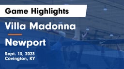 Villa Madonna  vs Newport  Game Highlights - Sept. 13, 2023