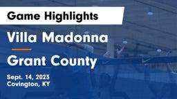 Villa Madonna  vs Grant County Game Highlights - Sept. 14, 2023