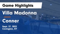 Villa Madonna  vs Conner  Game Highlights - Sept. 27, 2023