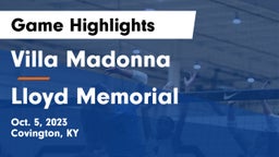 Villa Madonna  vs Lloyd Memorial  Game Highlights - Oct. 5, 2023