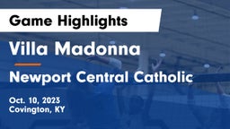 Villa Madonna  vs Newport Central Catholic  Game Highlights - Oct. 10, 2023