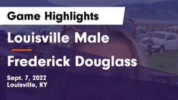 Louisville Male  vs Frederick Douglass Game Highlights - Sept. 7, 2022