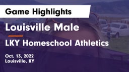 Louisville Male  vs LKY Homeschool Athletics Game Highlights - Oct. 13, 2022