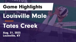 Louisville Male  vs Tates Creek  Game Highlights - Aug. 31, 2023