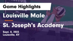 Louisville Male  vs St. Joseph's Academy Game Highlights - Sept. 8, 2023