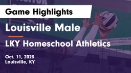 Louisville Male  vs LKY Homeschool Athletics Game Highlights - Oct. 11, 2023