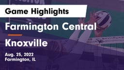 Farmington Central  vs Knoxville  Game Highlights - Aug. 25, 2022