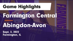 Farmington Central  vs Abingdon-Avon  Game Highlights - Sept. 2, 2022
