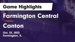 Farmington Central  vs Canton  Game Highlights - Oct. 23, 2023