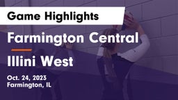 Farmington Central  vs Illini West  Game Highlights - Oct. 24, 2023