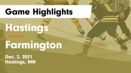 Hastings  vs Farmington  Game Highlights - Dec. 2, 2021