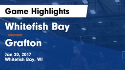 Whitefish Bay  vs Grafton Game Highlights - Jan 20, 2017