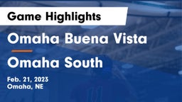 Omaha Buena Vista  vs Omaha South  Game Highlights - Feb. 21, 2023