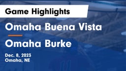 Omaha Buena Vista  vs Omaha Burke  Game Highlights - Dec. 8, 2023