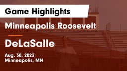 Minneapolis Roosevelt  vs DeLaSalle  Game Highlights - Aug. 30, 2023