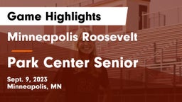 Minneapolis Roosevelt  vs Park Center Senior  Game Highlights - Sept. 9, 2023