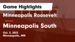 Minneapolis Roosevelt  vs Minneapolis South  Game Highlights - Oct. 3, 2023