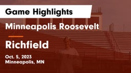 Minneapolis Roosevelt  vs Richfield  Game Highlights - Oct. 5, 2023