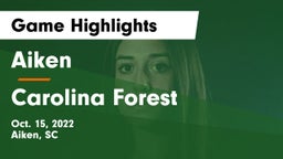 Aiken  vs Carolina Forest  Game Highlights - Oct. 15, 2022