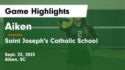 Aiken  vs Saint Joseph's Catholic School Game Highlights - Sept. 23, 2023