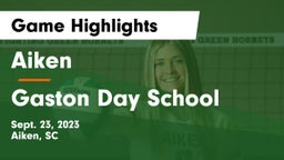 Aiken  vs Gaston Day School Game Highlights - Sept. 23, 2023