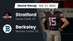 Recap: Stratford  vs. Berkeley  2022