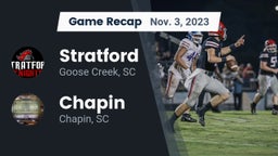 Recap: Stratford  vs. Chapin  2023