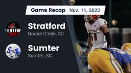 Recap: Stratford  vs. Sumter  2023
